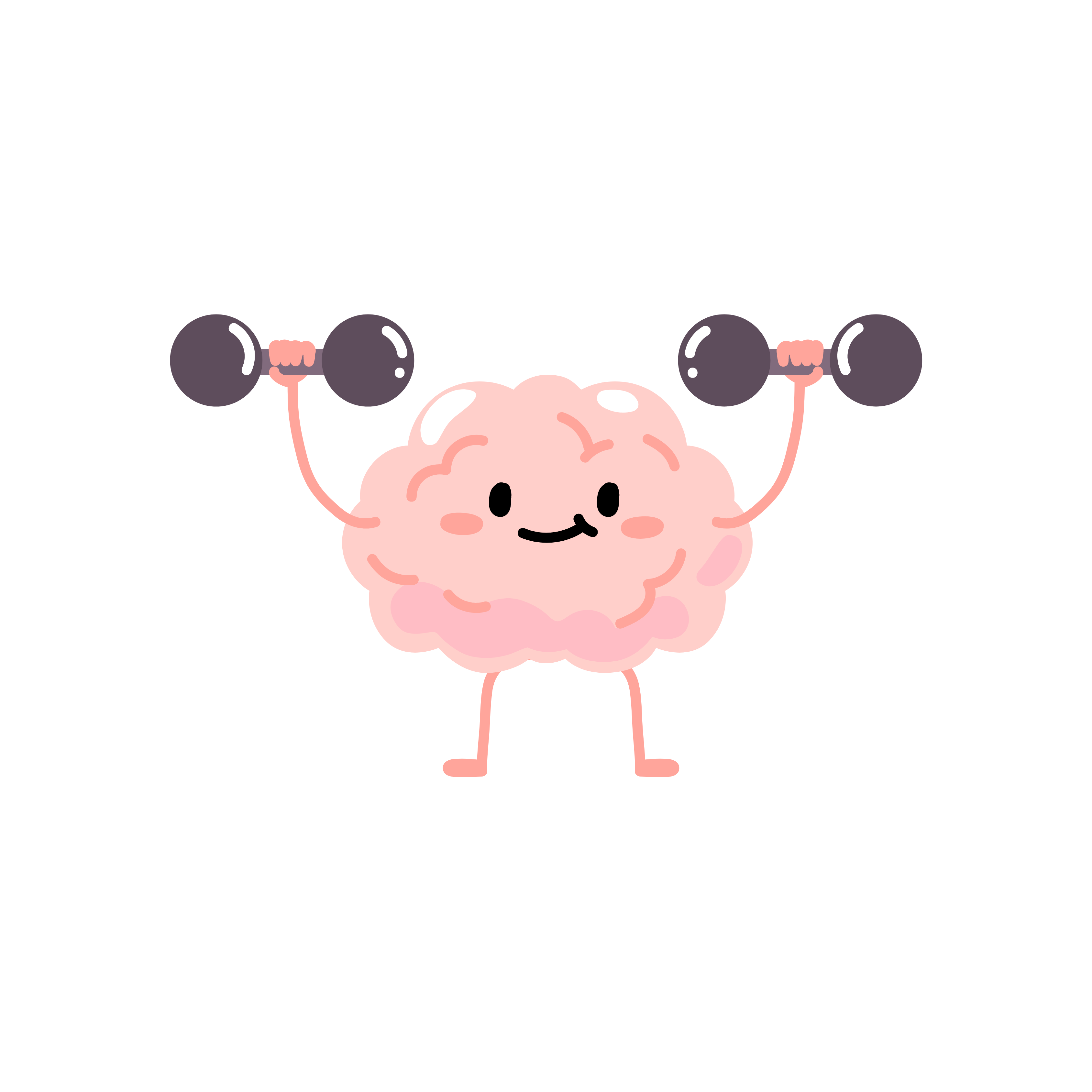 Brain doing exercise